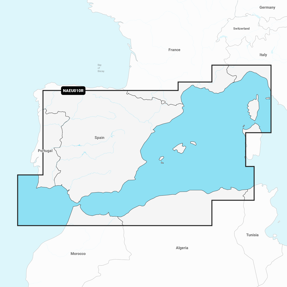 Navionics Platinum+™ Spain, Mediterranean Coast NPEU010R microSD™/SD™