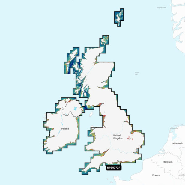 Navionics Platinum+™ U.K. & Ireland Lakes & Rivers NPEU072R microSD™/SD™