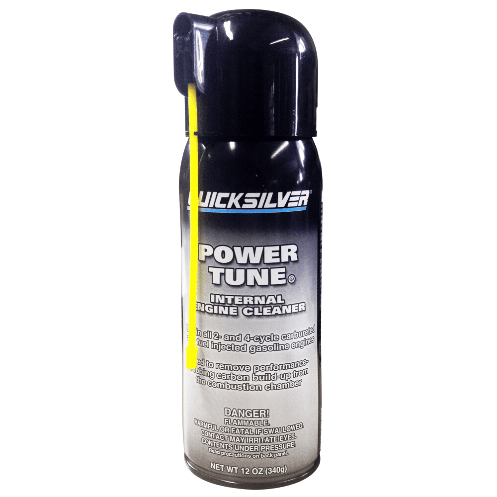 Quicksilver Power Tune Internal Engine Cleaner 340g | Carbon Deposit Remover for Engines
