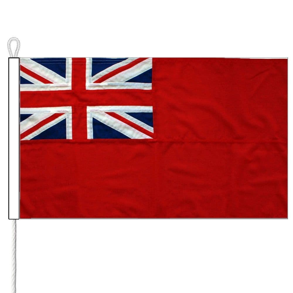 Hughes Red Ensign Sewn Flag