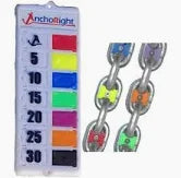Anchoright Chain Marking Set 6mm Chain - 4 Colours and Guide Plate