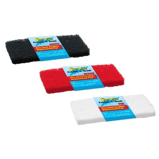Starbrite Extend-a-Brush Flex Head Scrubber Replacement Pads