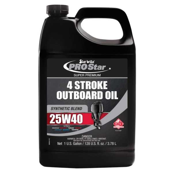 Starbrite Pro Star Super Premium Synthetic Blend 4 Stroke 25w40 Outboard Oil
