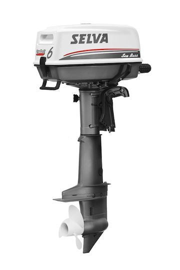 Selva Sea Bass 6HP 4-Stroke Short Shaft Outboard Engine with Built in 1.8ltr fuel tank (SI.C).