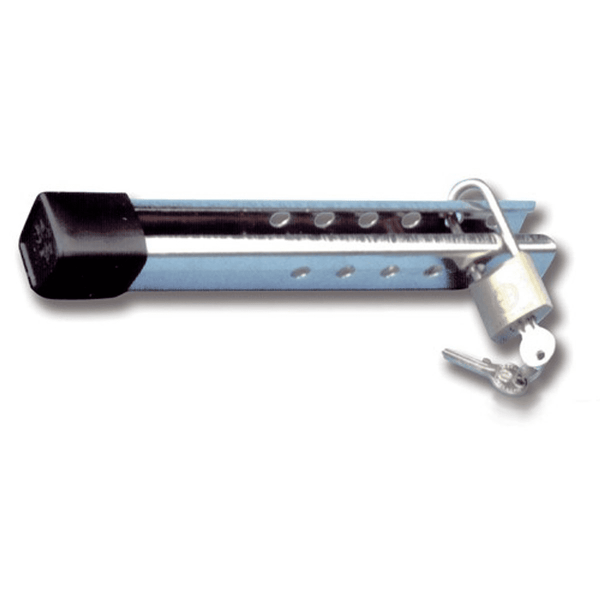 Trem Stainless Steel Outboard Motor Tube Lock c/w Brass Padlock