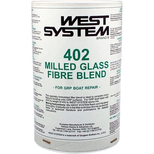 West System 402 Milled Glass Fibre Blend for GRP Boat Repair