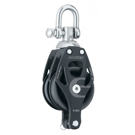 Harken 60mm Aluminum Element Double Block Swivel