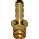 AG Brass Hose Connector 1/4" BSP Taper Male - 5/16" Hose
