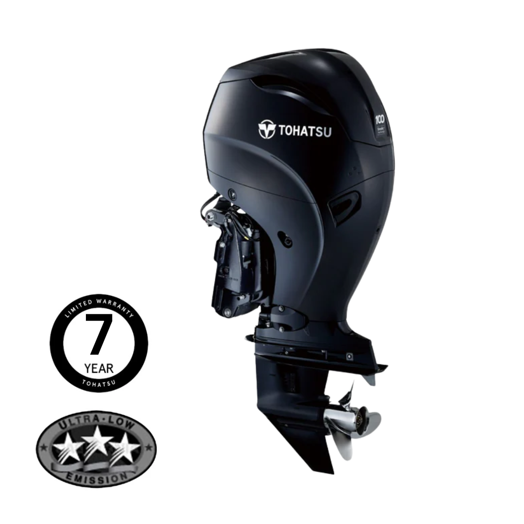 Tohatsu 100HP 4-Stroke EFI Outboard Engine Long Shaft