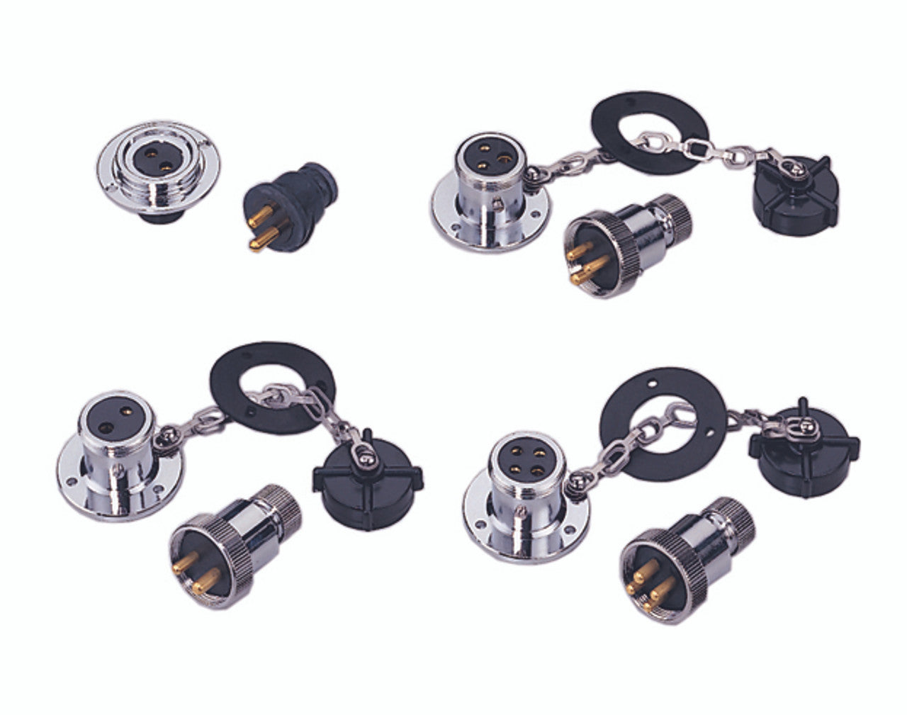 AAA Chrome Plated Brass Deck Connectors