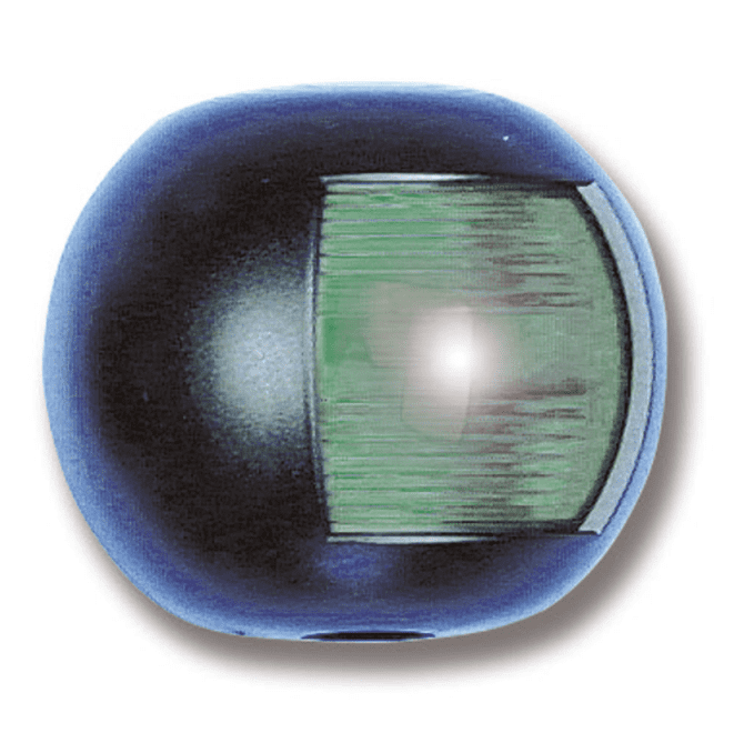 Trem 12m Round Starboard Navigation Light – Black or White, 12V