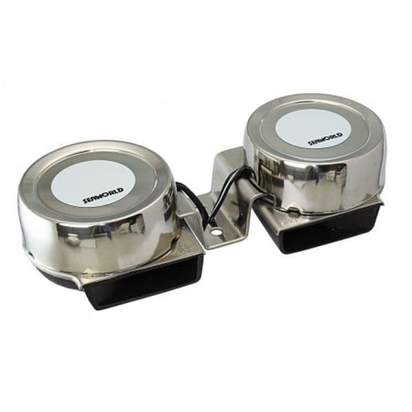 Seaworld 12v Stainless Steel Twin Compact Horn