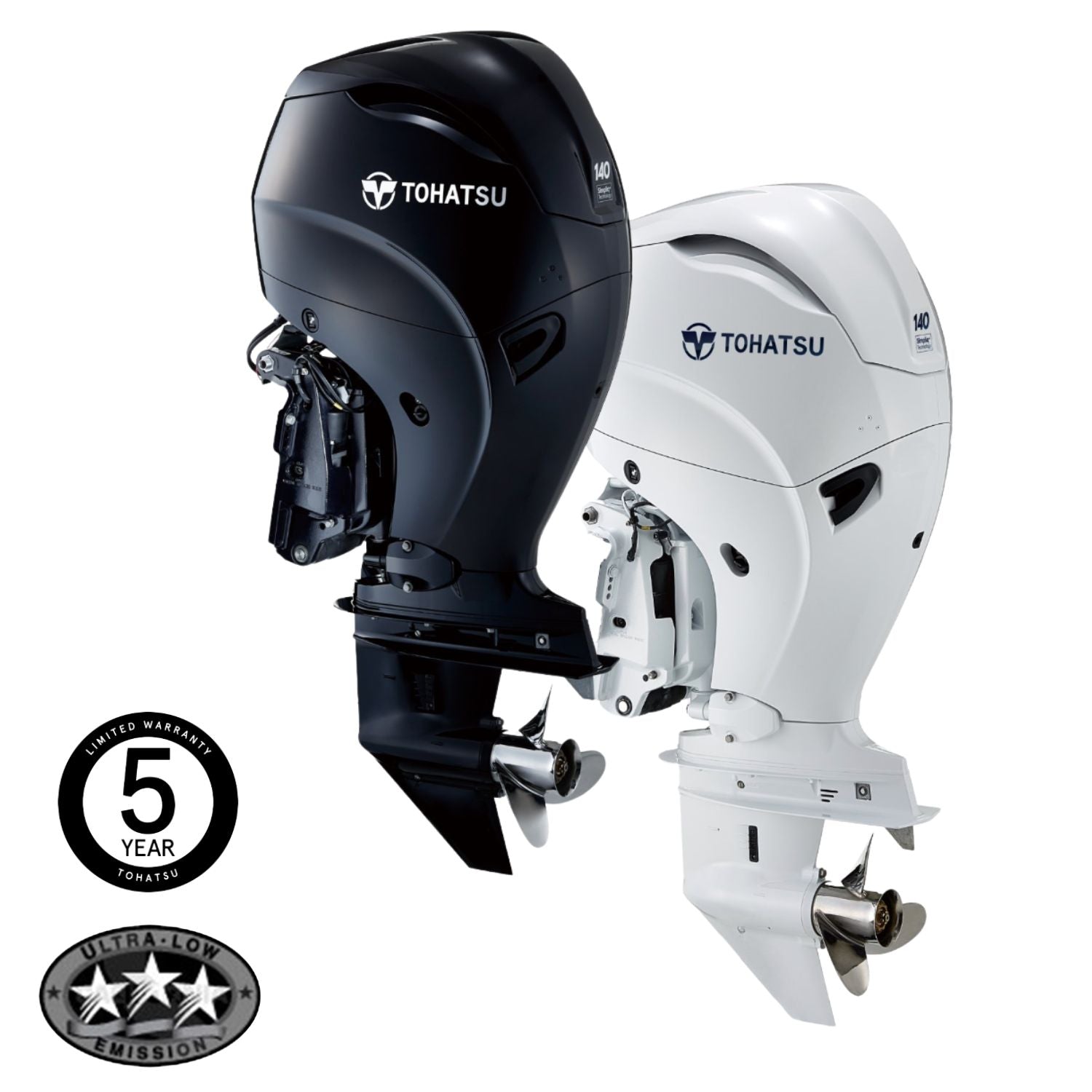 Tohatsu 140HP 4-Stroke Outboard Engine Ultra Long Shaft