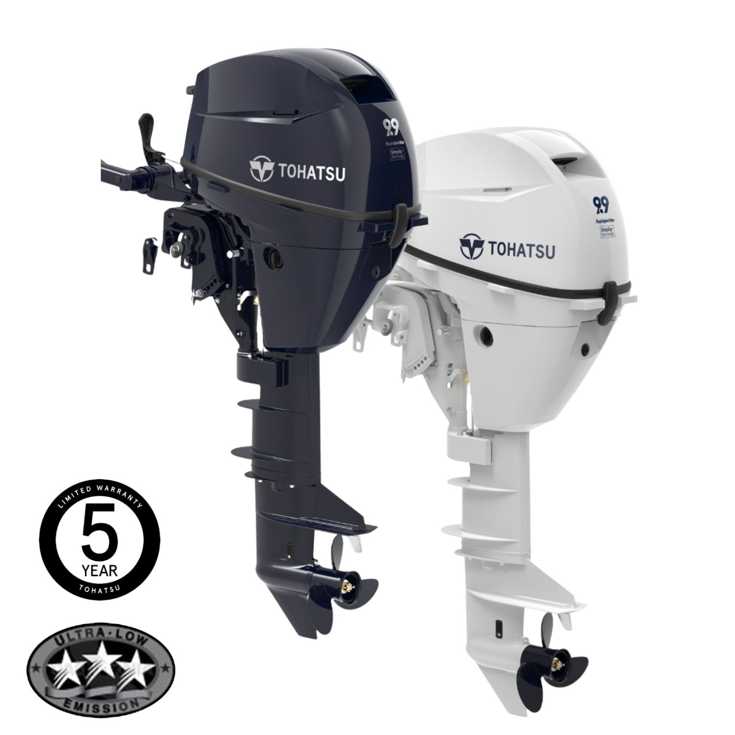 Tohatsu 9.9HP 4-Stroke EFI Outboard Engine Short Shaft