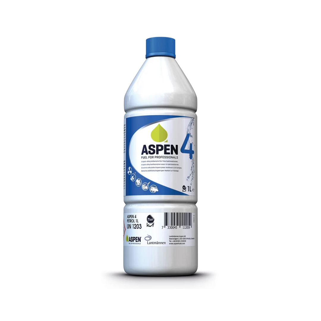 Aspen 4 Fuel – Ethanol-Free Alkylate Petrol for 4-Stroke Engines (Blue)