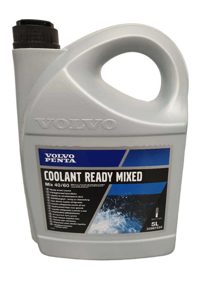 COOLANT GREEN READY MIXED GENUINE VOLVO PENTA PARTS 5L