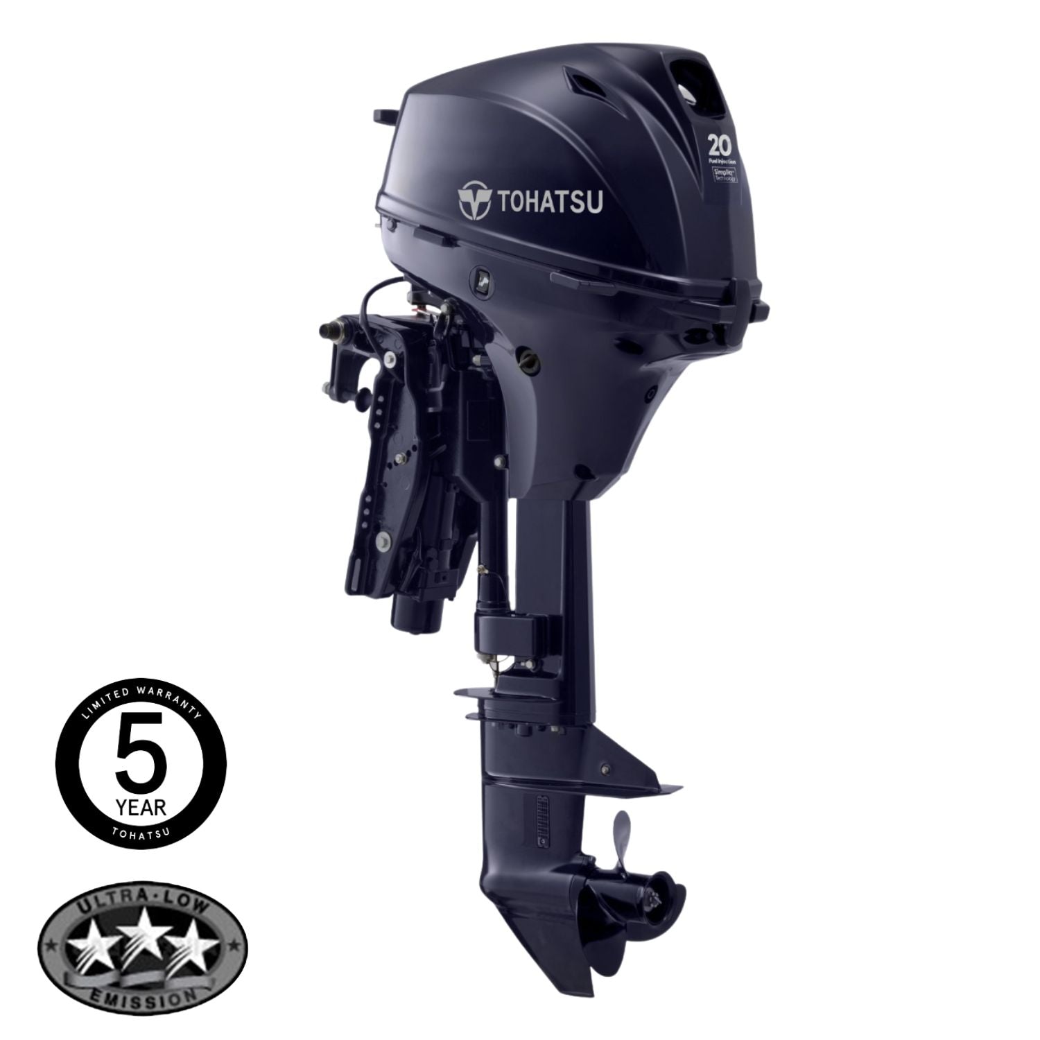 Tohatsu 20HP 4-Stroke EFI Outboard Engine Short Shaft