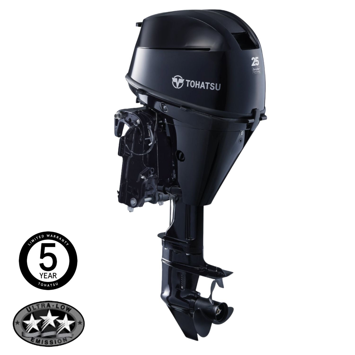 Tohatsu 25HP 4-Stroke EFI Outboard Engine Long Shaft
