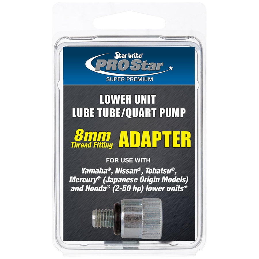 Starbrite 8mm Adaptor for Lower Unit Quart Lube Pump