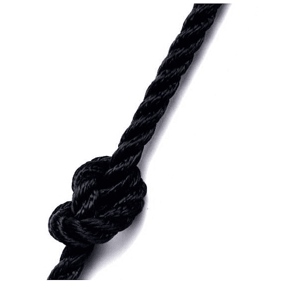 Kingfisher 3 Strand Polyester Black Mooring Rope