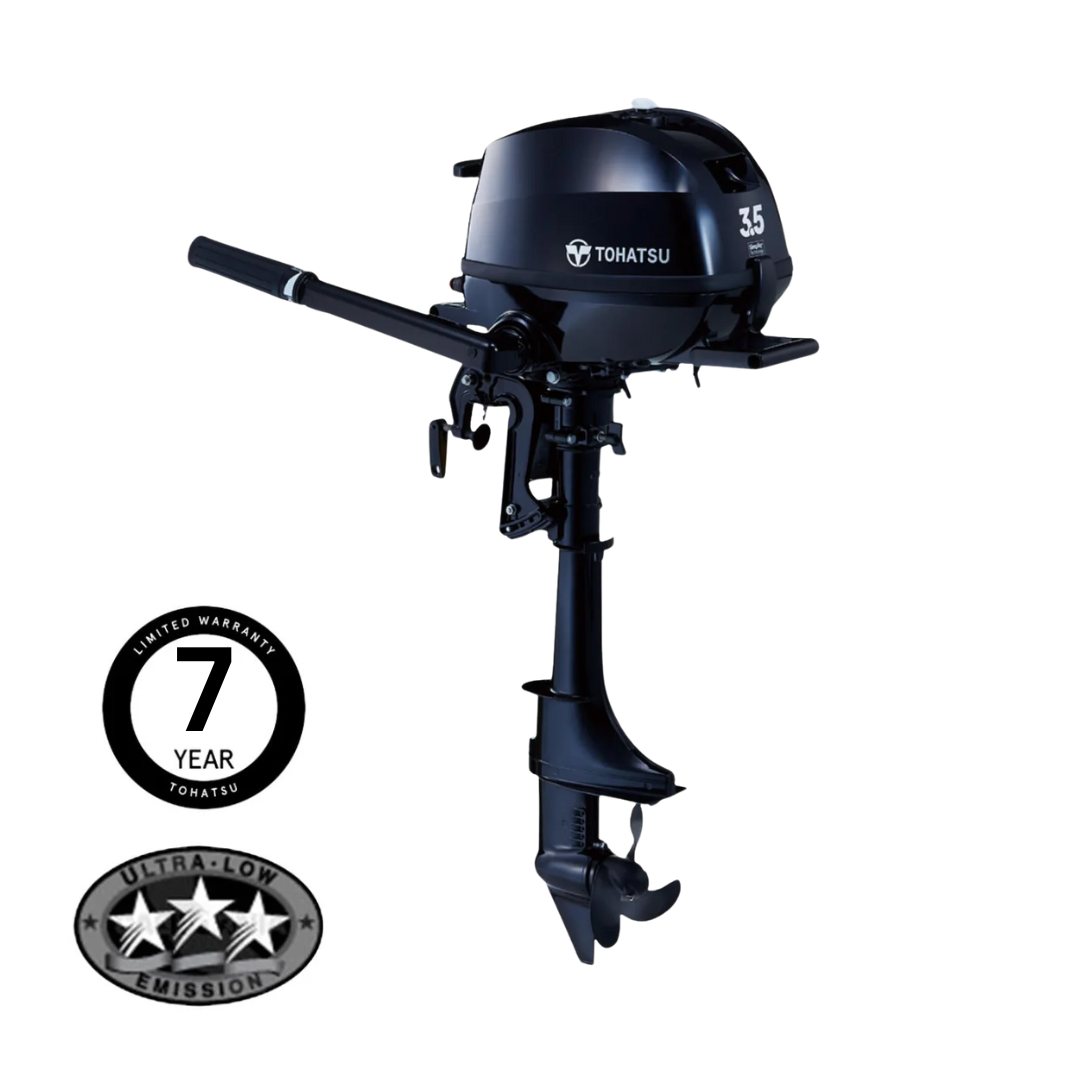 Tohatsu 3.5HP 4-Stroke Outboard Engine Long Shaft