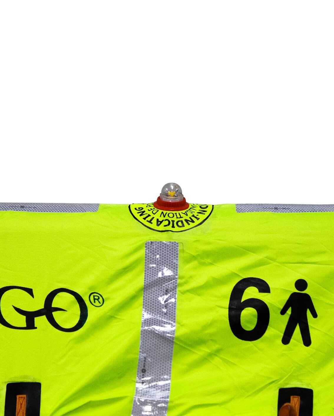 6 Person Cruiser Plus Life Raft Yellow Canopy ISO9650-1