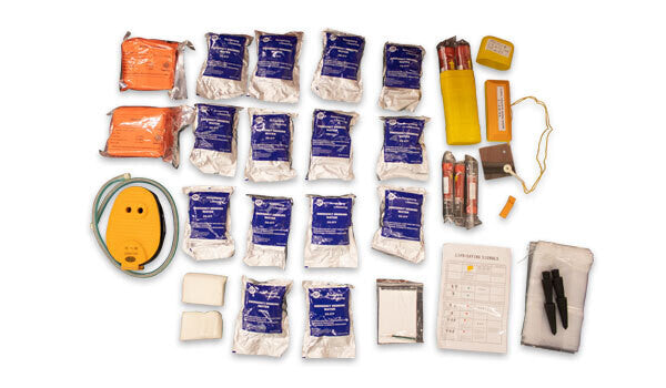 12 Person Master Plus Life Raft Orange Canopy ISO9650-1