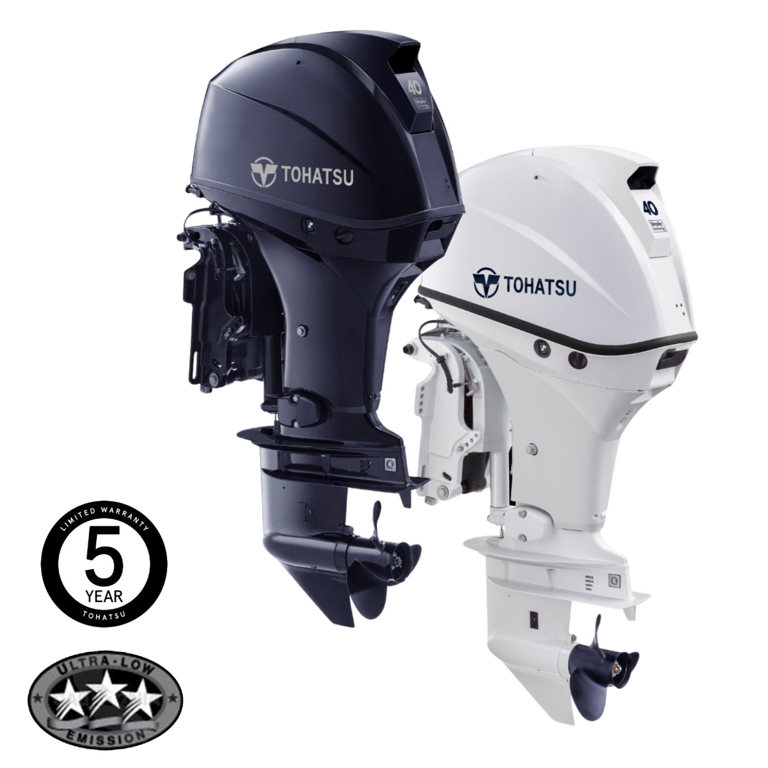 Tohatsu 40HP 4-Stroke EFI Outboard Engine Long Shaft