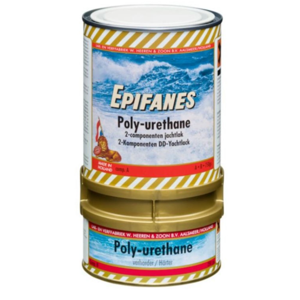 Polyurethane 2-Component Yacht Varnish Clear Satin