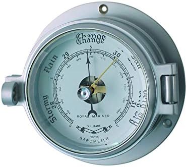 Royal Mariner 3" Channel Polished Chrome Barometer 18050