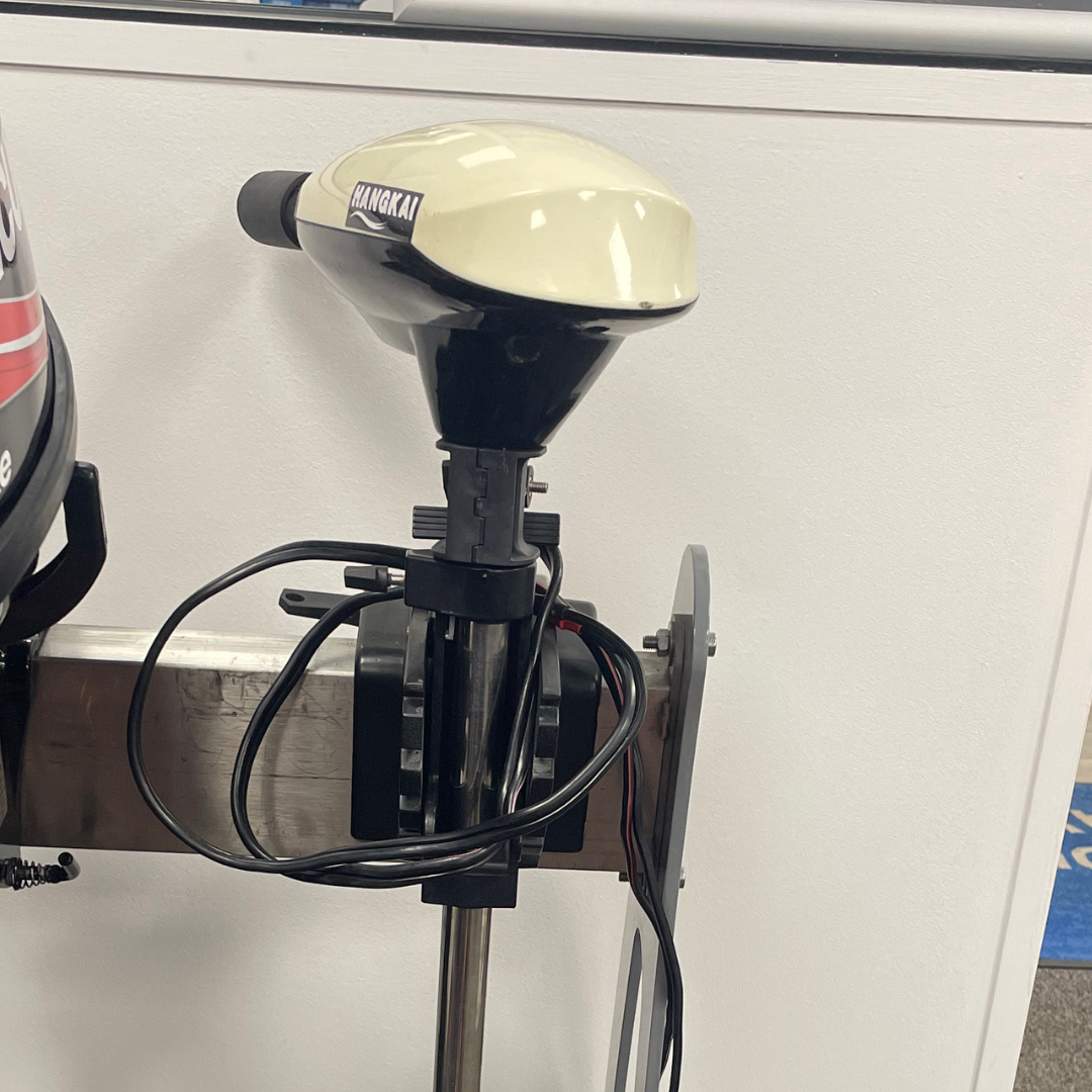 Approved Used: Hangkai ET65 12V Electric Outboard Engine, Short Shaft, Tiller