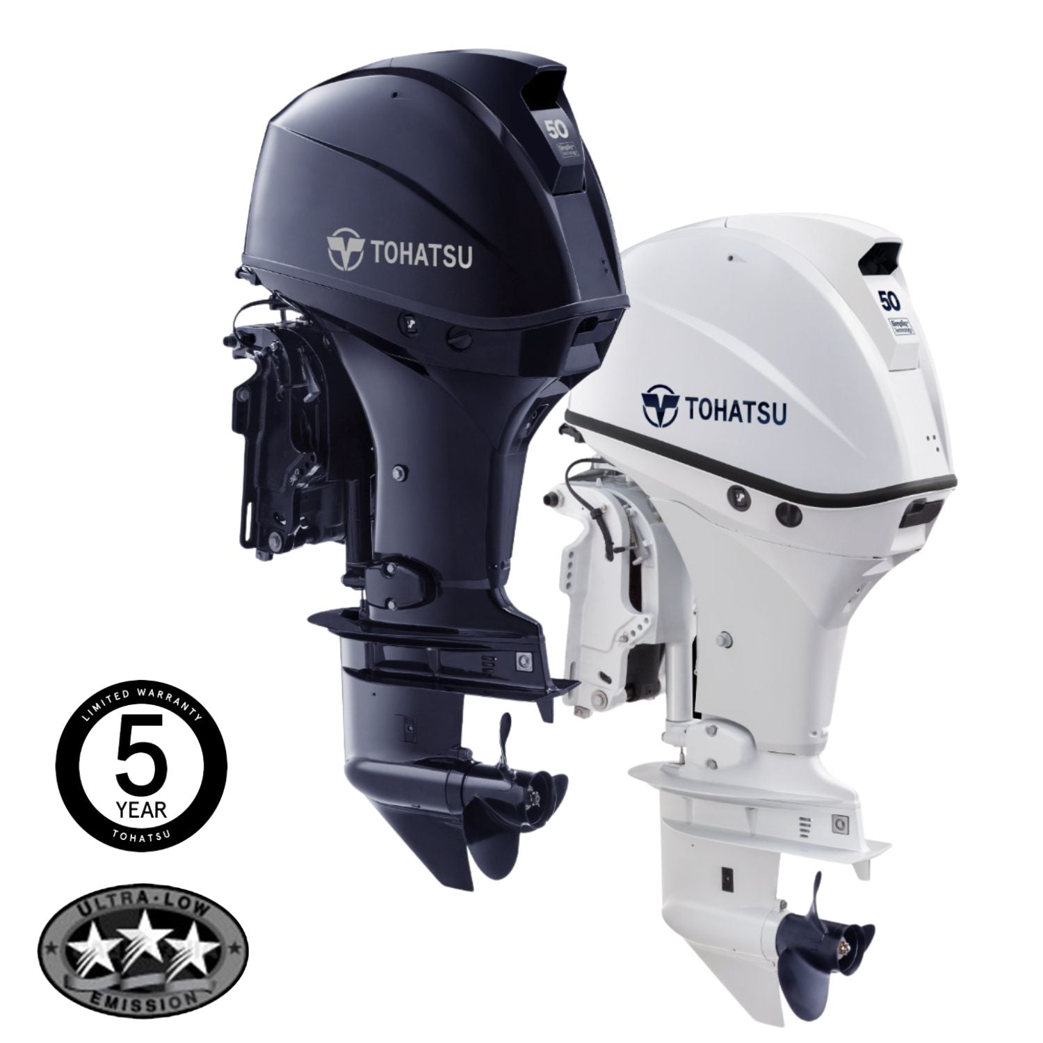 Tohatsu 50HP 4-Stroke EFI Outboard Engine Short Shaft