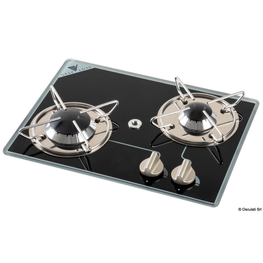 Osculati Gas Hob With Two Pyroceram Burners