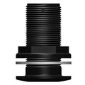 Domed Skin Fittings - Black