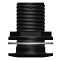 Domed Skin Fittings - Black