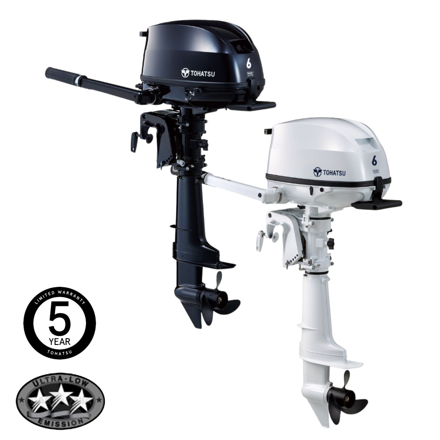 Tohatsu 6HP 4-Stroke Outboard Engine Ultra Long Shaft