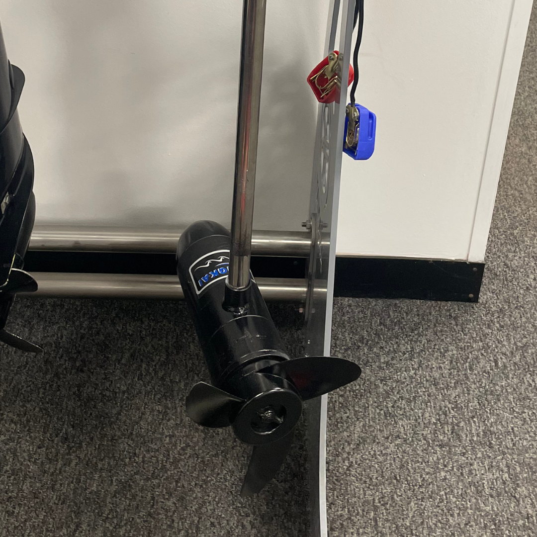 Approved Used: Hangkai ET65 12V Electric Outboard Engine, Short Shaft, Tiller