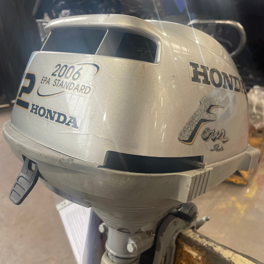 Approved Used: Honda 2HP Outboard Engine Short Shaft