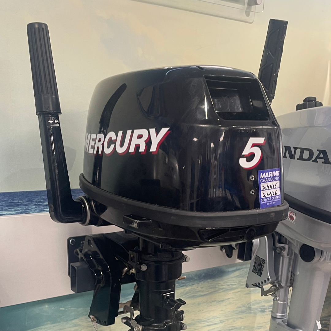 Approved Used: Mercury 5HP Outboard Engine Short Shaft