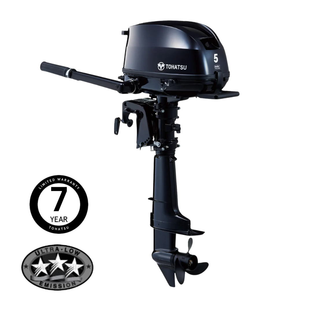 Tohatsu 5HP 4-Stroke Outboard Engine Short Shaft