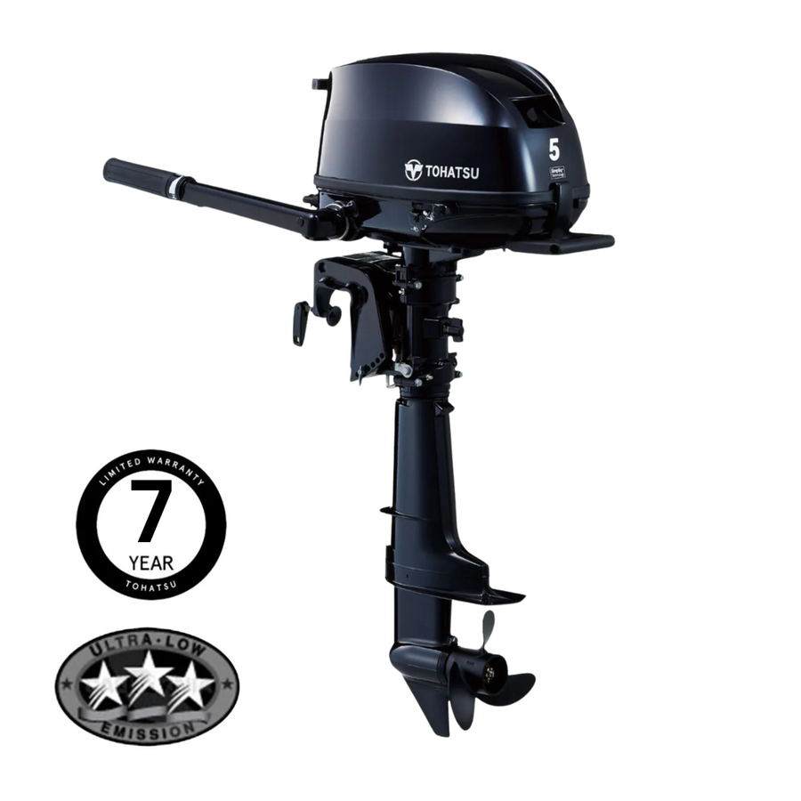 Tohatsu 5HP 4-Stroke Outboard Engine Long Shaft