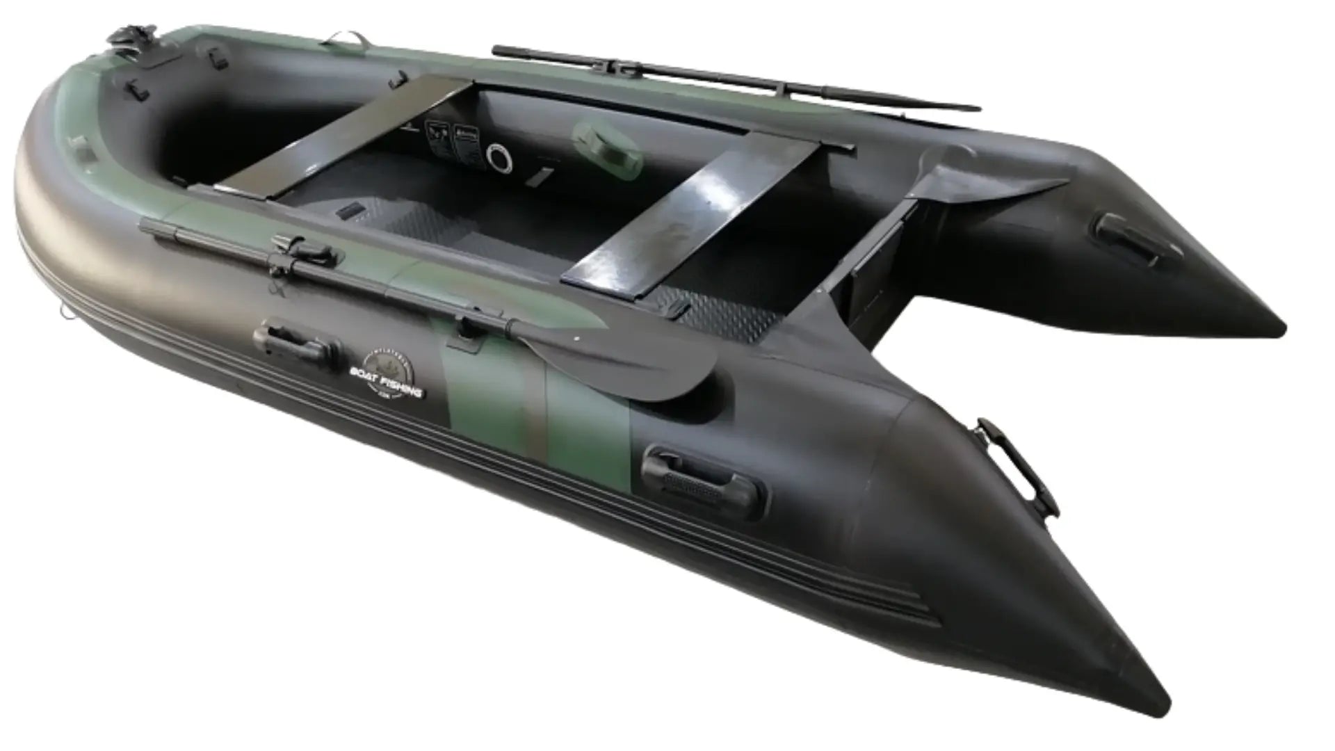 H5 Camo 370 Air Deck Inflatable Fishing Boat