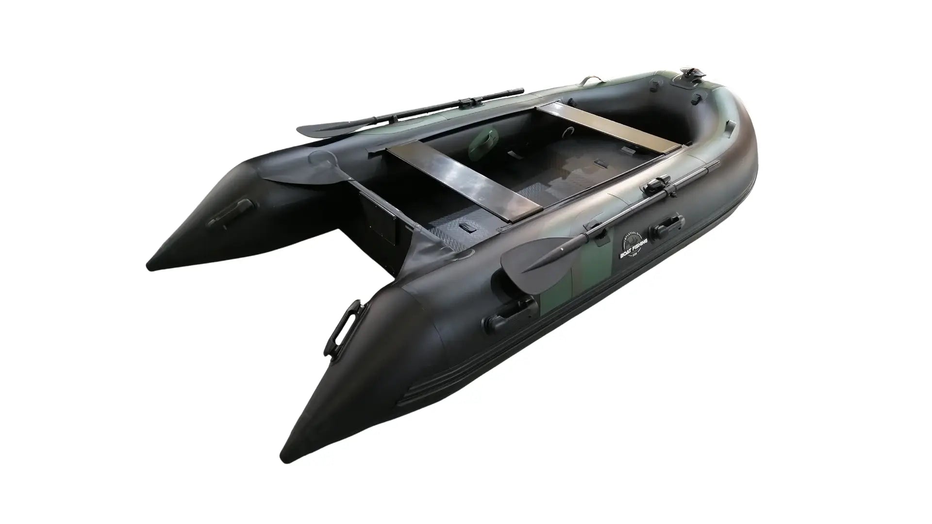 H5 Camo 370 Air Deck Inflatable Fishing Boat