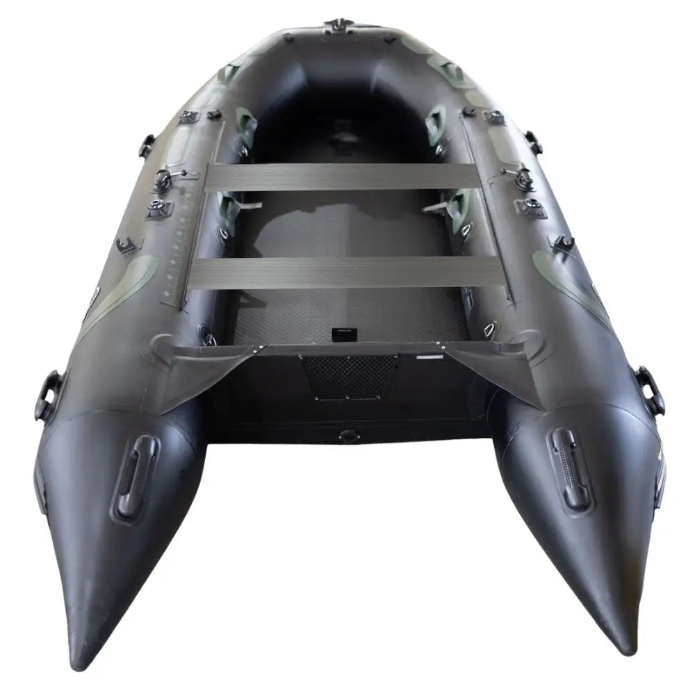 H6 Camo 370 Air Deck Inflatable Fishing Boat