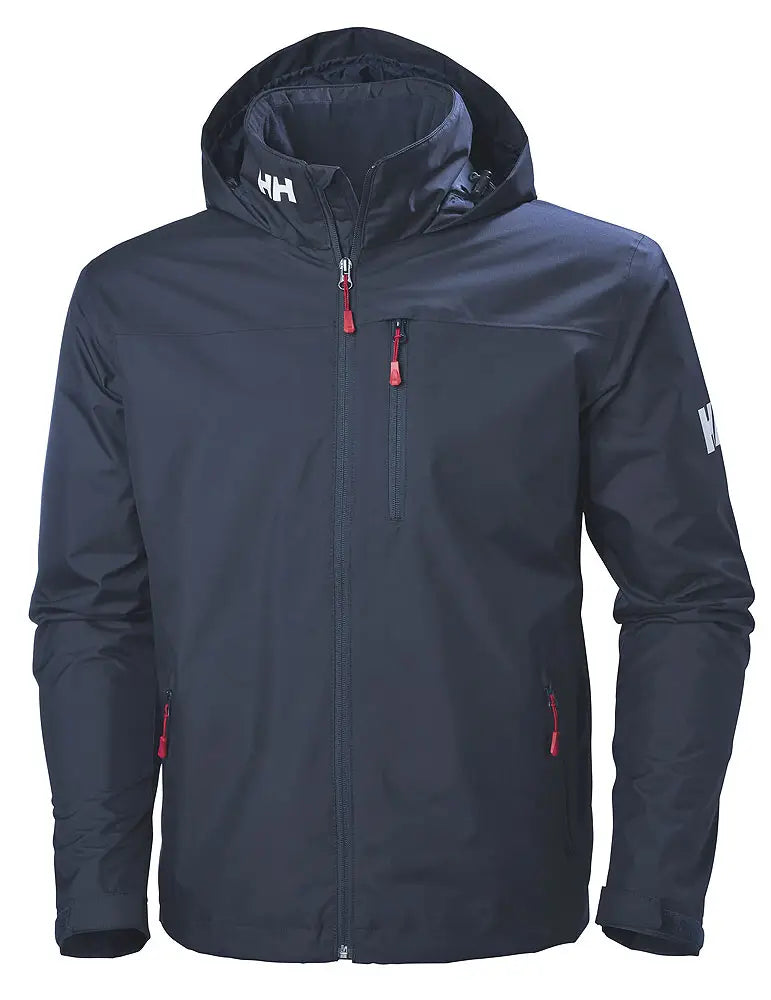 Crew Hooded Mid Layer Jacket Navy