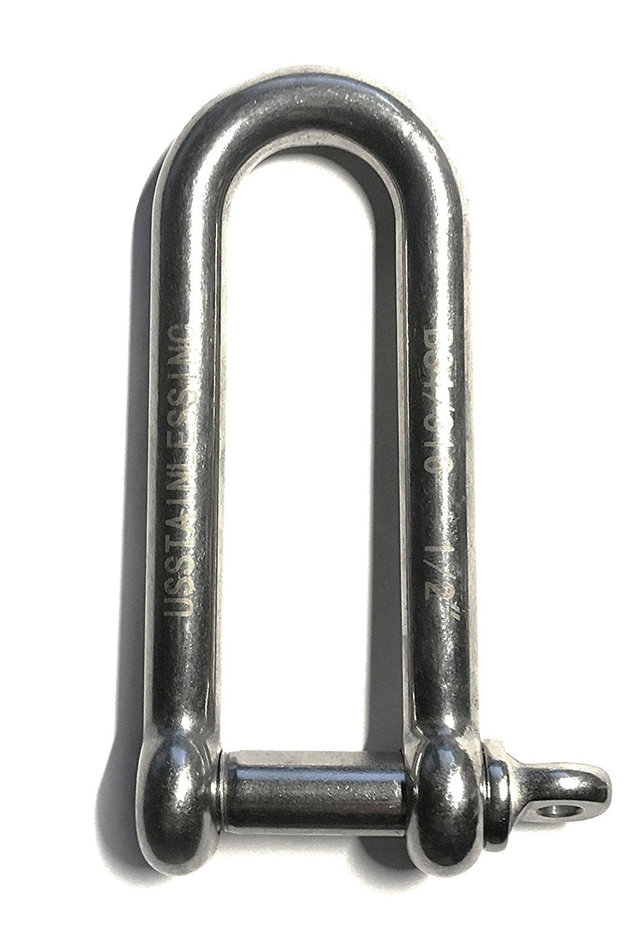 Long D Shackle (6mm - 12mm)