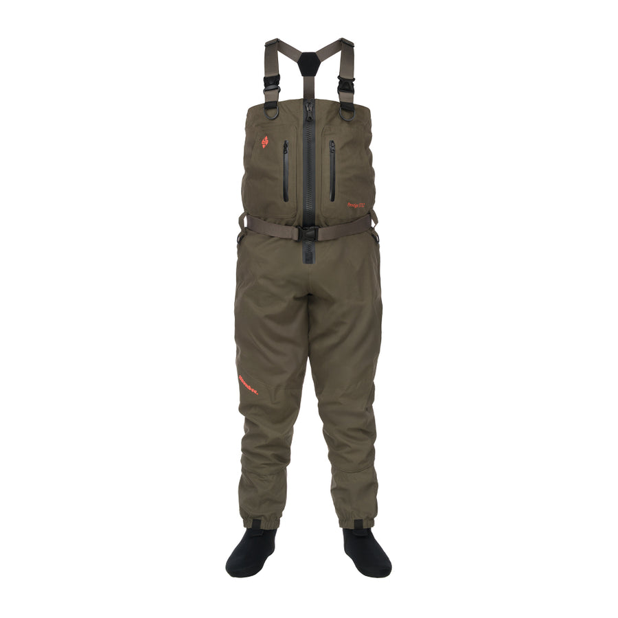 Snowbee STX2 Zip Front Breathable Stockingfoot Waders - XS