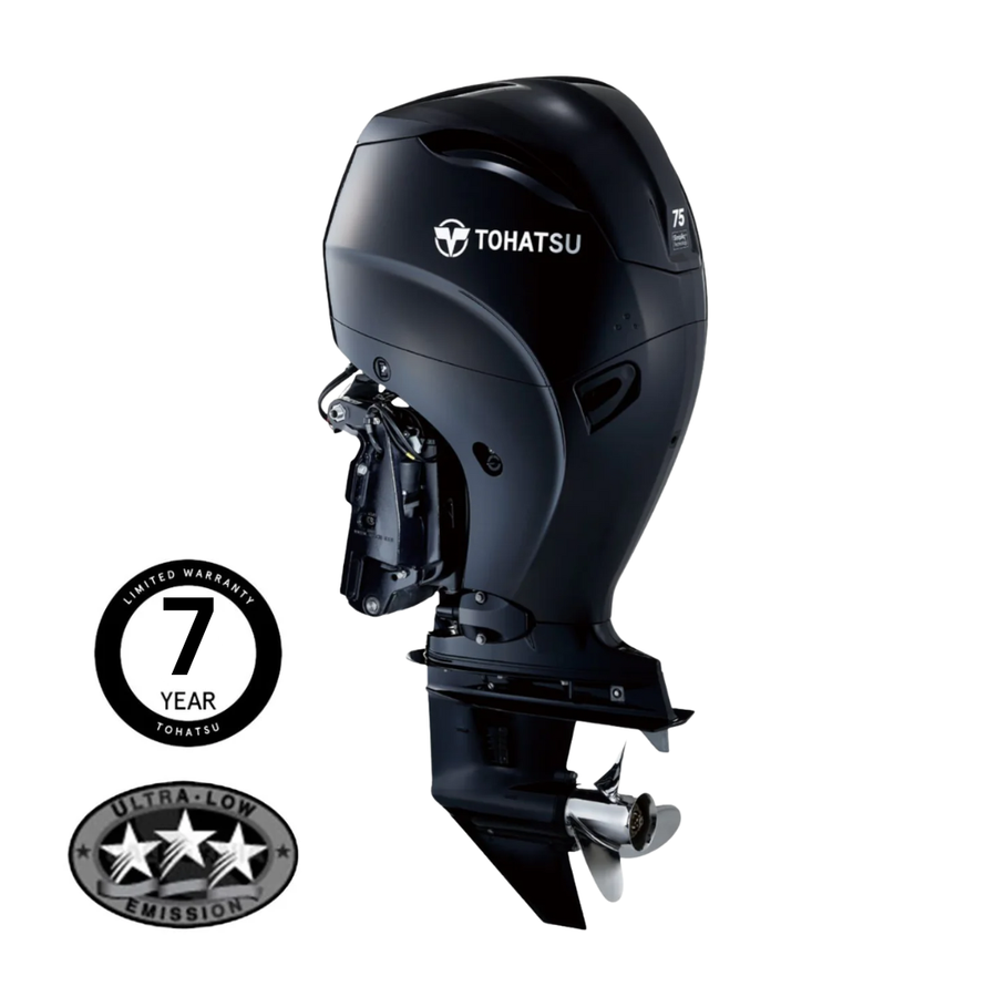 Tohatsu 75HP 4-Stroke EFI Outboard Engine Long Shaft
