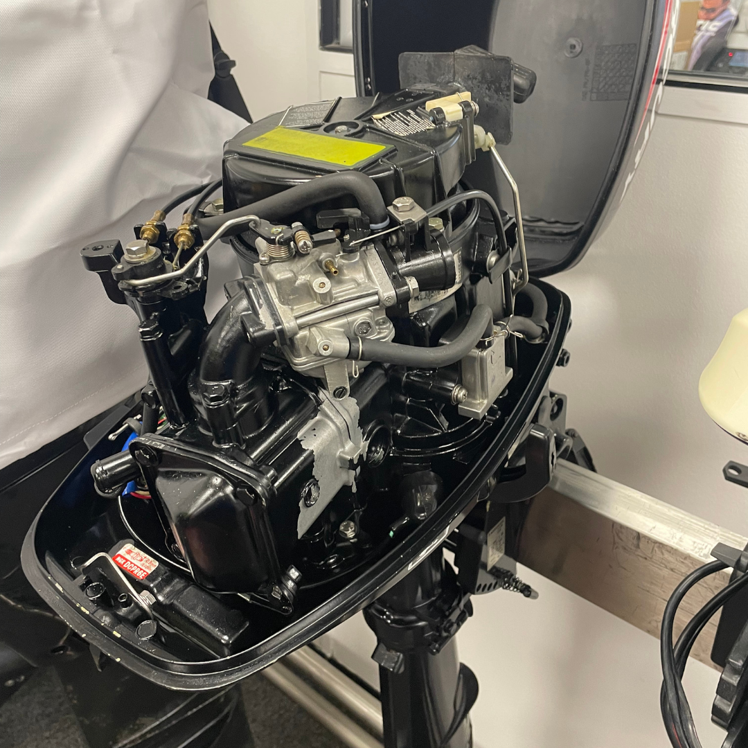 Approved Used: Mercury 5HP Outboard Engine, 4-Stroke, Short Shaft, Pull Start, Tiller