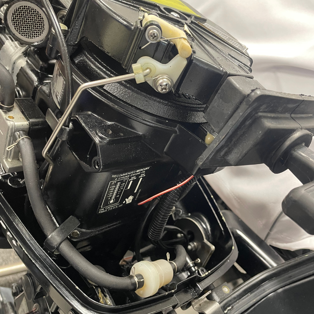 Approved Used: Mercury 5HP Outboard Engine, 4-Stroke, Short Shaft, Pull Start, Tiller